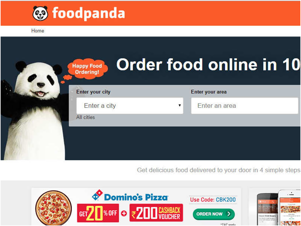 Foodpanda Clone Script