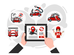 online car service booking app