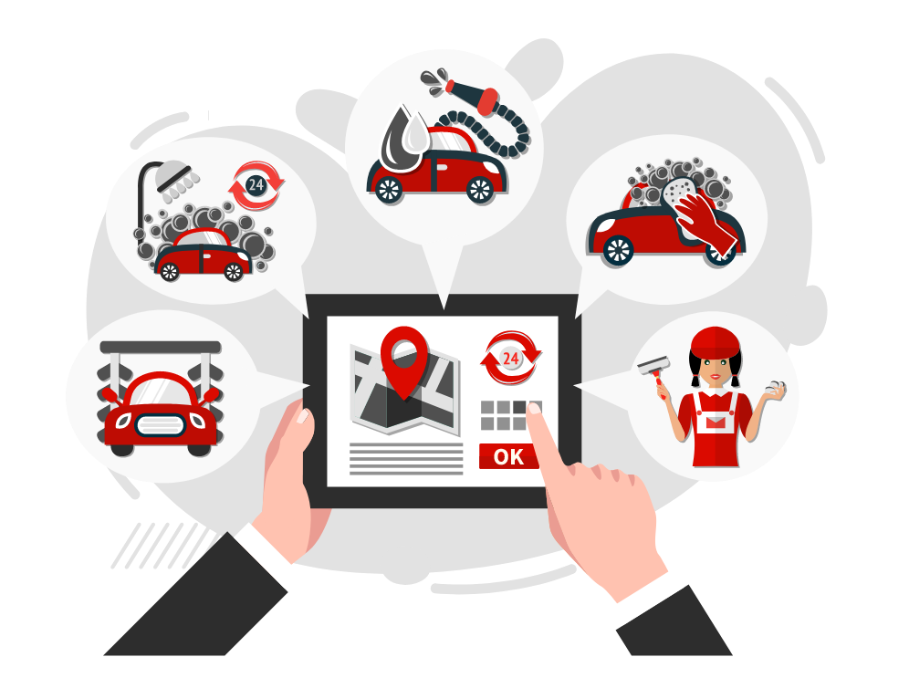 online car service booking app