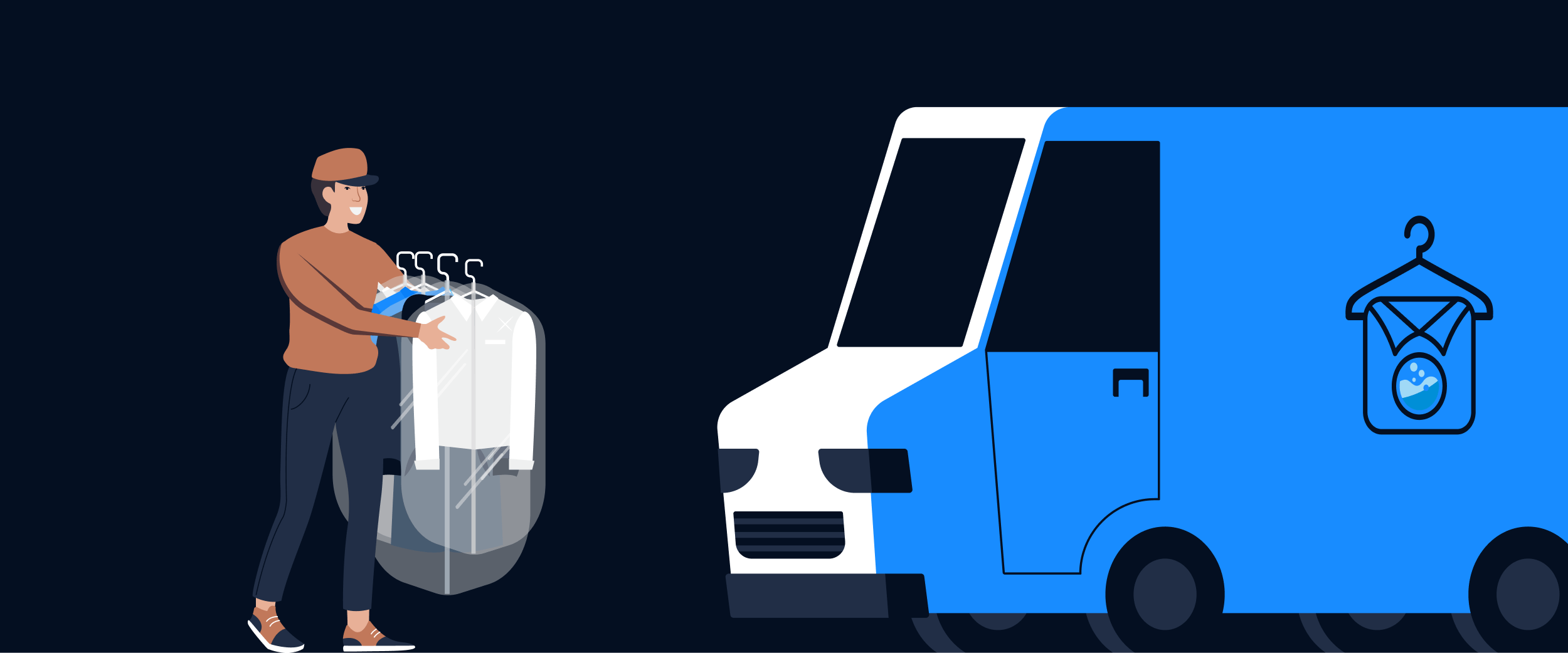 Laundry delivery app