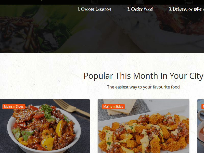 online food ordering